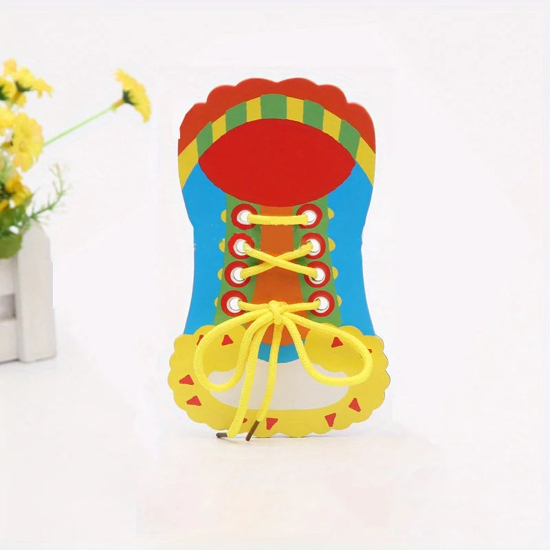 Kids Shoelace Tying Toy | Fine Motor Skills Educational Toy