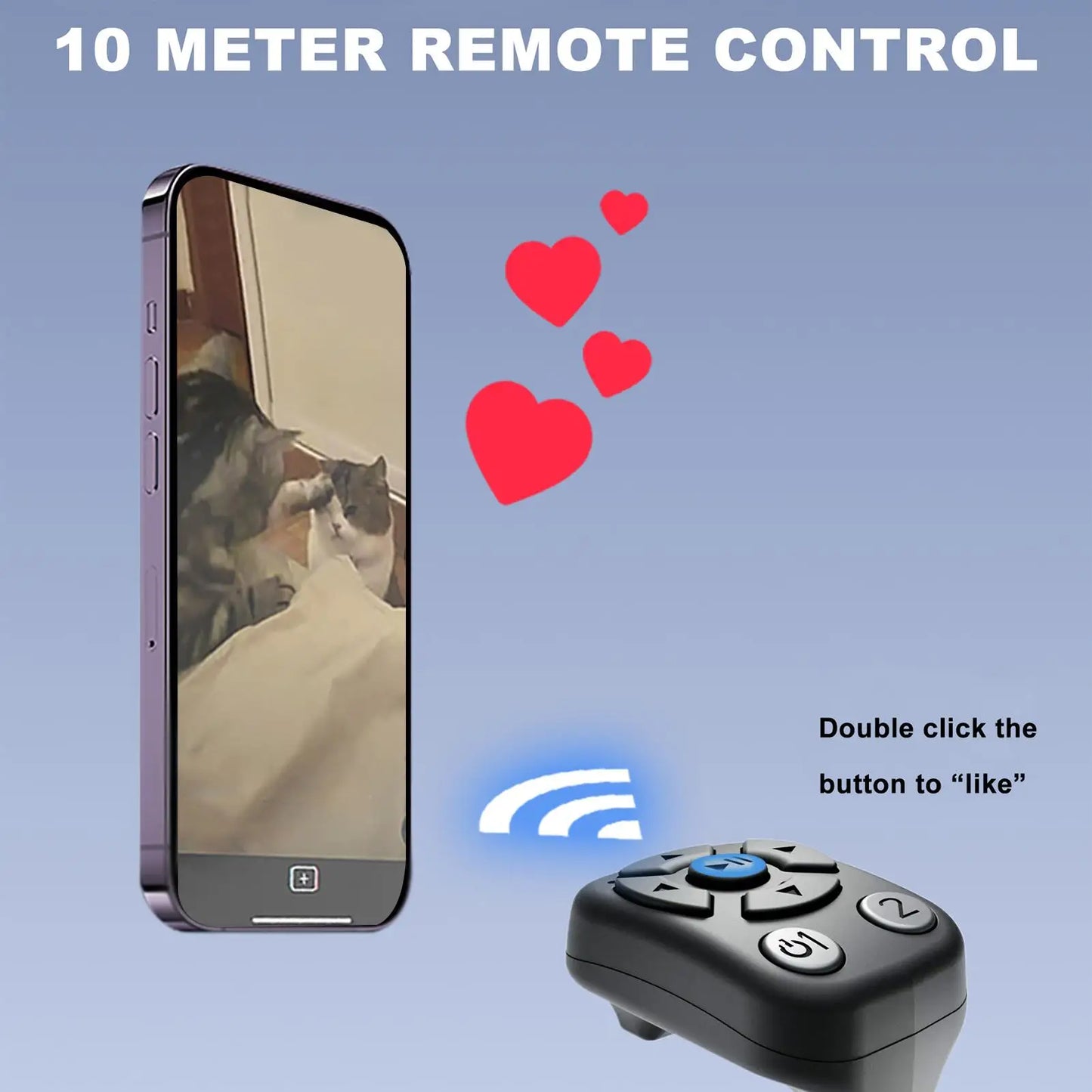 Bluetooth Scrolling Ring – Wireless Selfie & Camera Remote