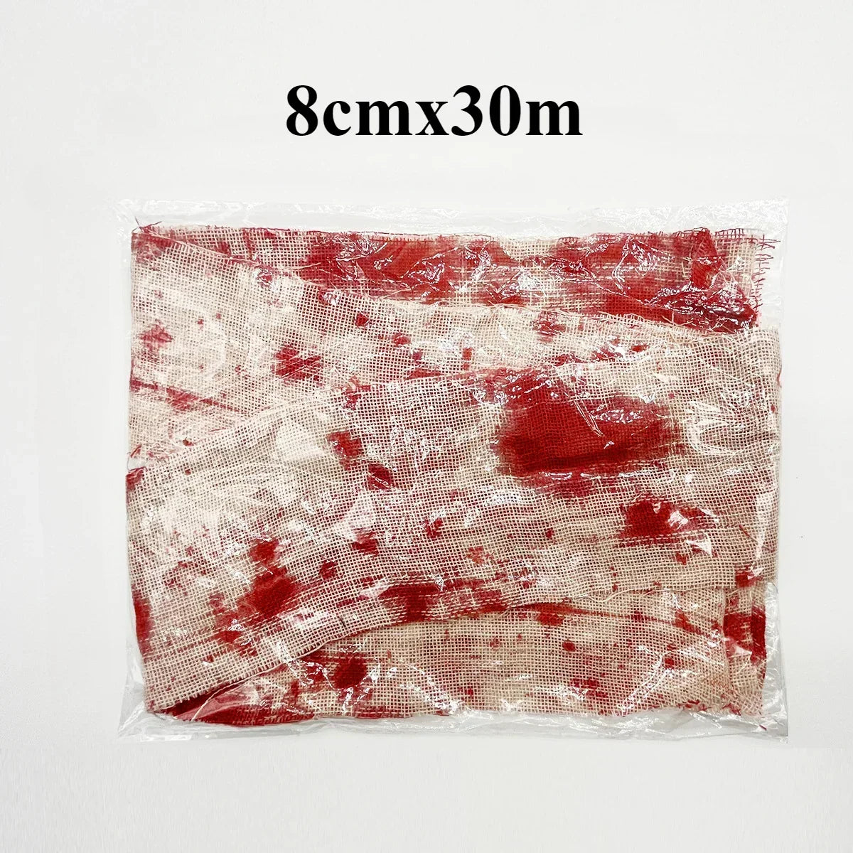 Halloween Blood-Stained Gauze & Warning Tape Decoration Set