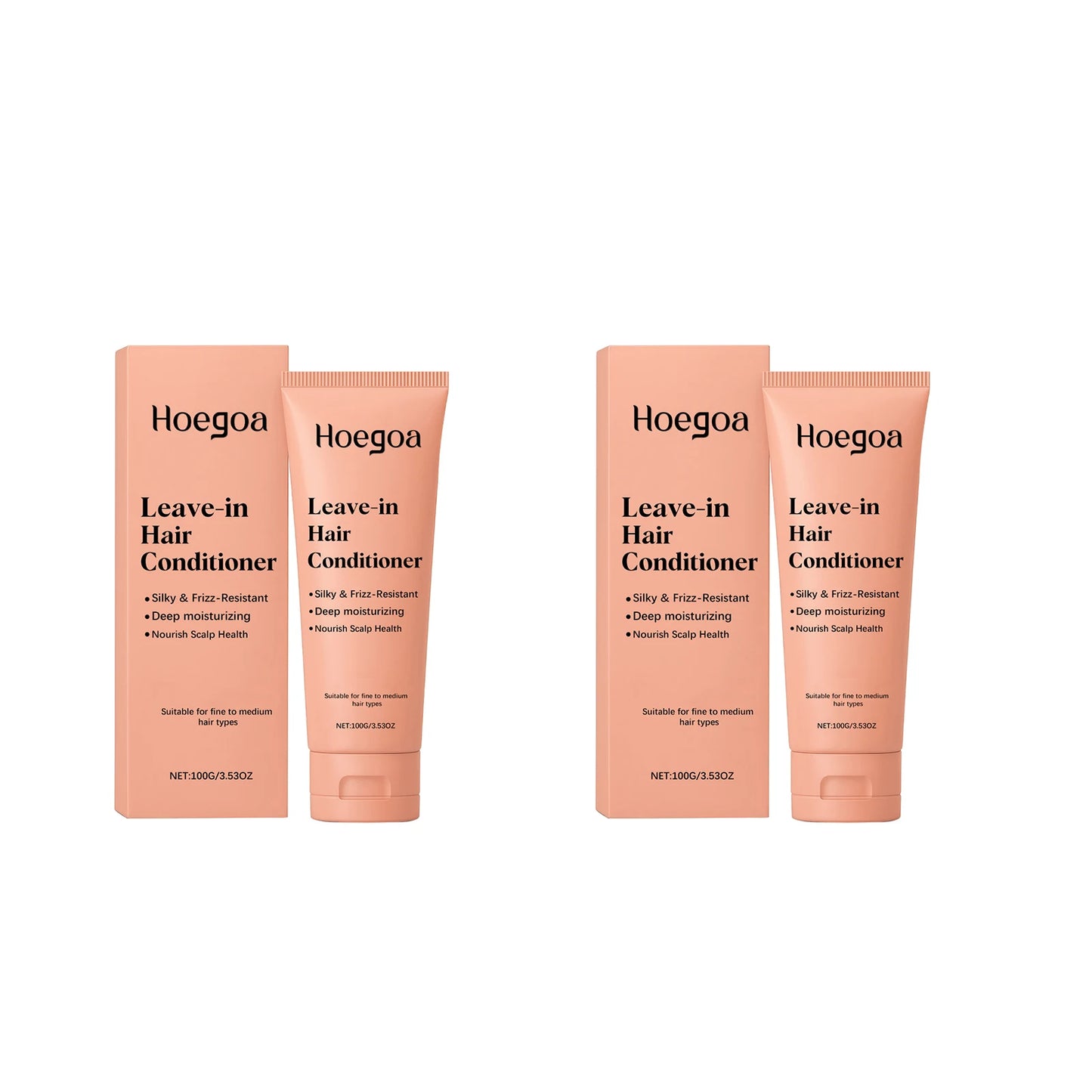 Leave-In Hair Conditioner Nourishing Anti-Frizz Repair Dry Damaged Split Ends Hair Thicker Soft Shiny Smoothing Hair Conditioner Peaceful Pleasures Health and Wellness 200g boxed