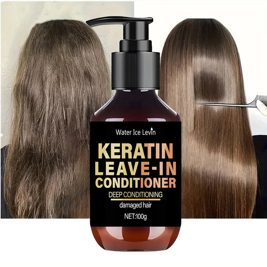 Keratin Leave-In Conditioner with Biotin & Collagen | 100g Leave-In Conditioner Peaceful Pleasures Health and Wellness