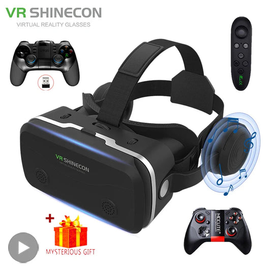 AyeBeau VR Headset 3D Glasses for Smartphones | Shinecon G15E VR Headset Oasis Select