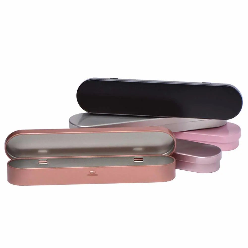Supplies Multifunction Stationery Storage Box Flip box Student Tin Box Fountain Pen Box Metal Pencil Case Iron Pencil Case Peaceful Pleasures Health and Wellness