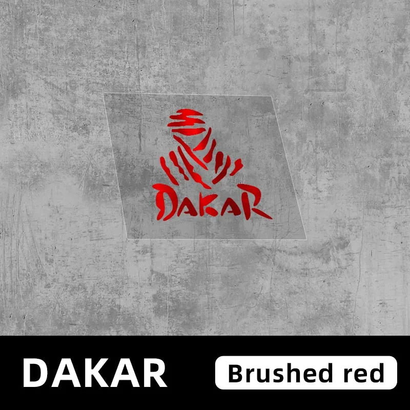 Dakar Rally Reflective Vinyl Sticker | Car Motorcycle Laptop
