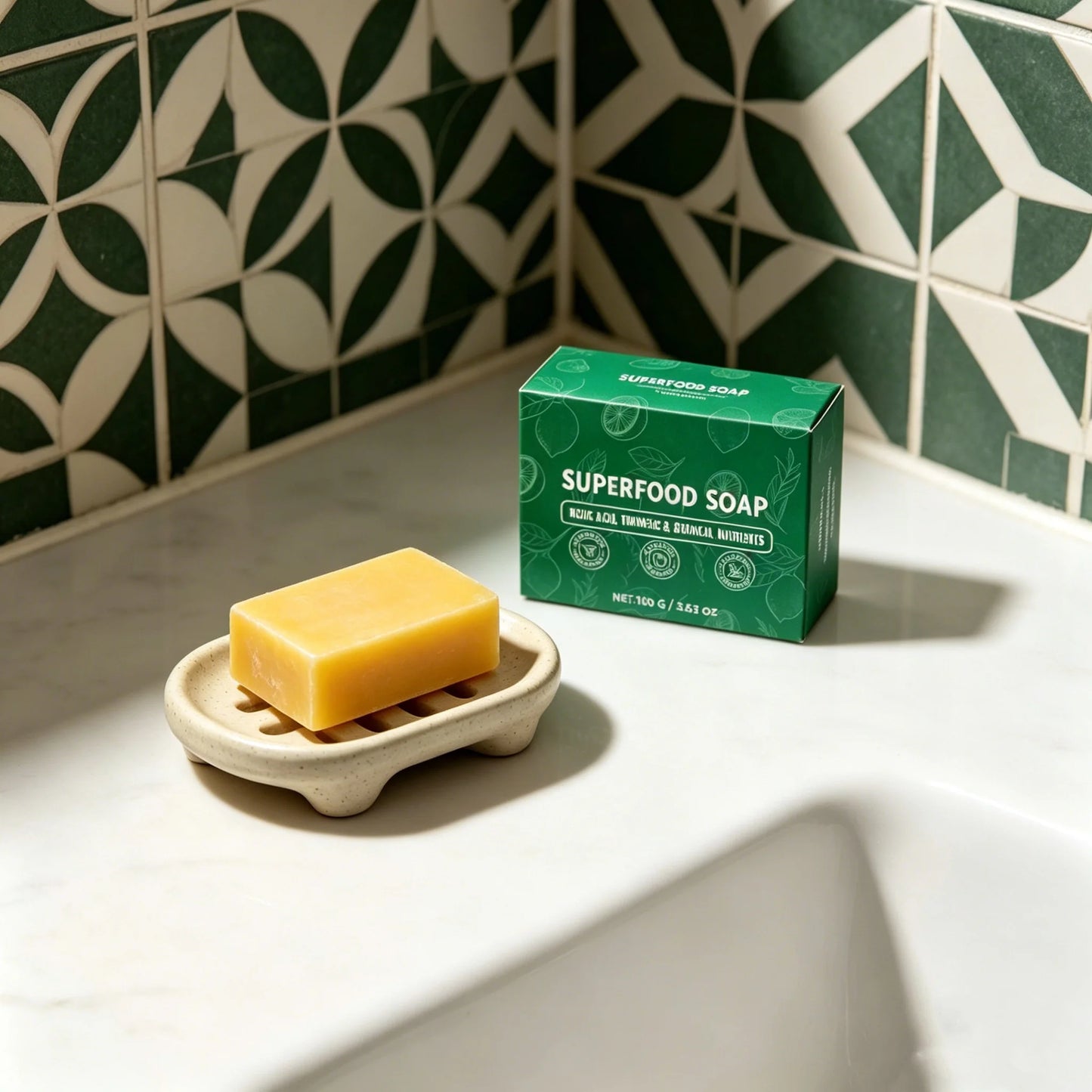Turmeric Handmade Face Soap | Brightening & Moisturizing Bar