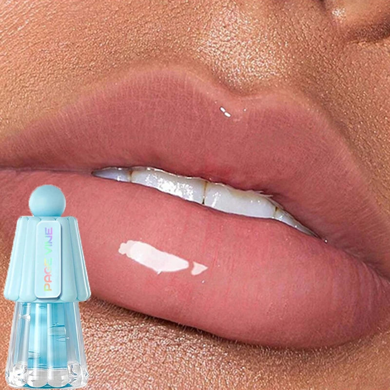 Crystal Jelly Lip Oil – Clear Hydrating Glass Lip Gloss