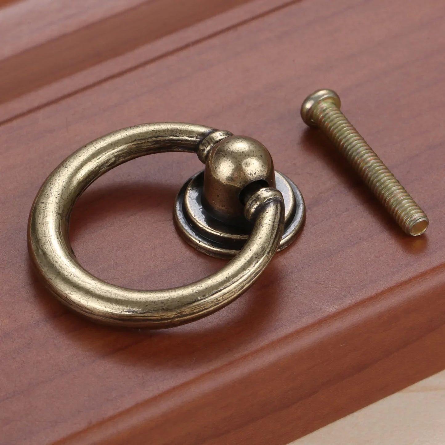 Zinc Alloy Vintage Ring Knob – Cabinet & Drawer Handle 35/40mm