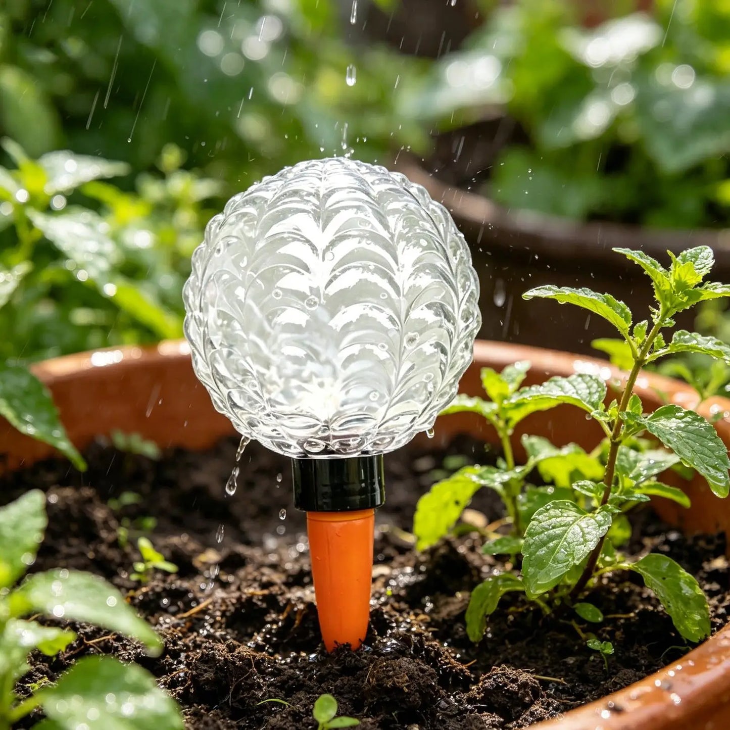 300ml Self-Watering Globe | Automatic Drip Irrigation Spike