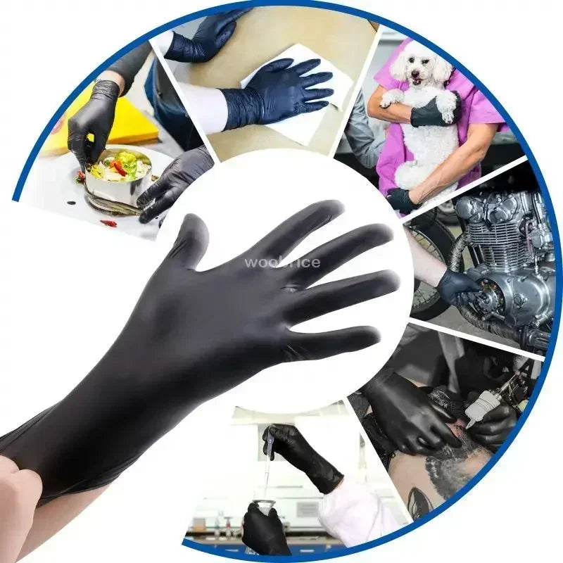 Disposable Nitrile Gloves 100 Pack – Powder-Free & Waterproof