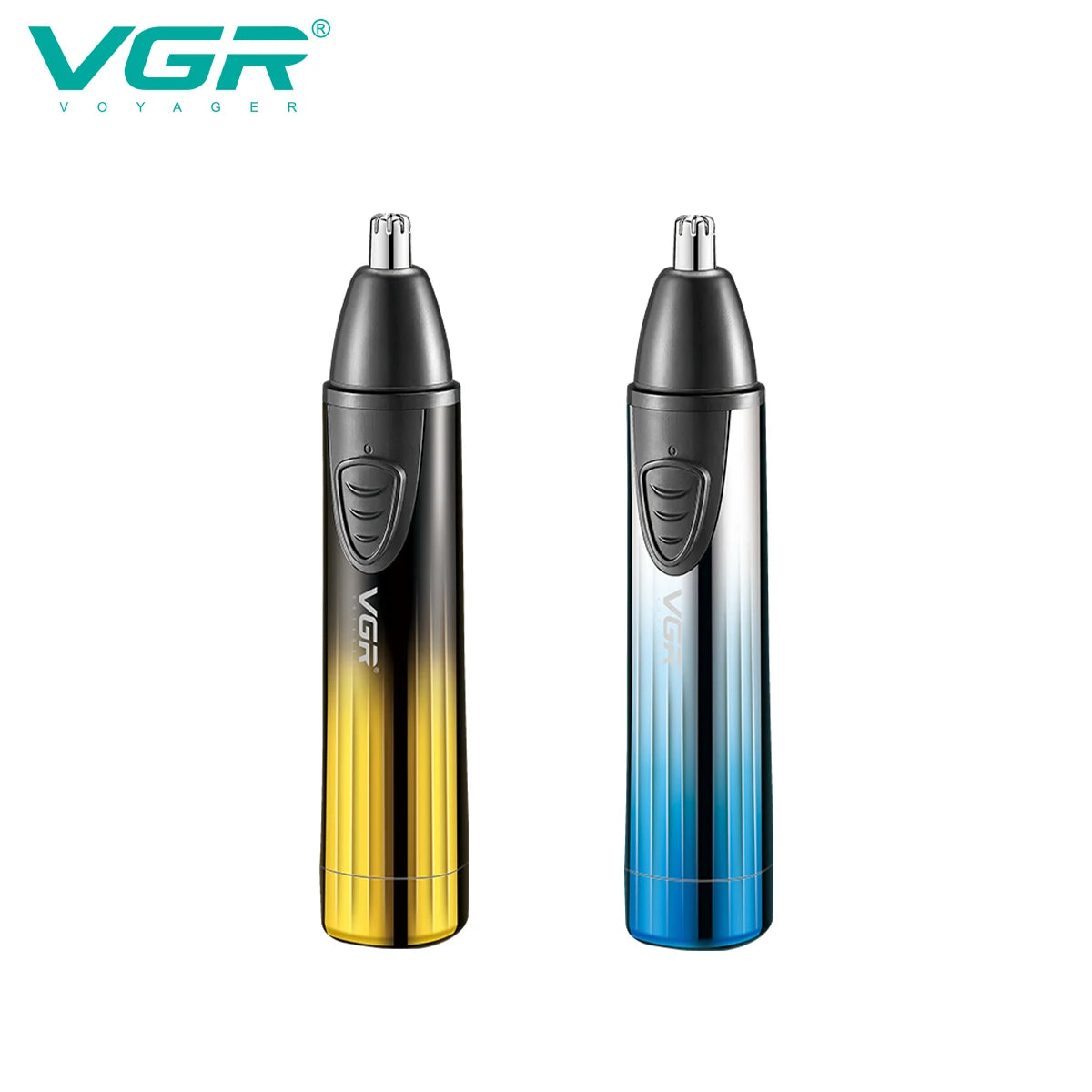 VGR new 2-in-1 hair trimming set convenient shaver sharp blade hair remover men's USB electric shaver nose hair trimmer V-619 Peaceful Pleasures Health and Wellness