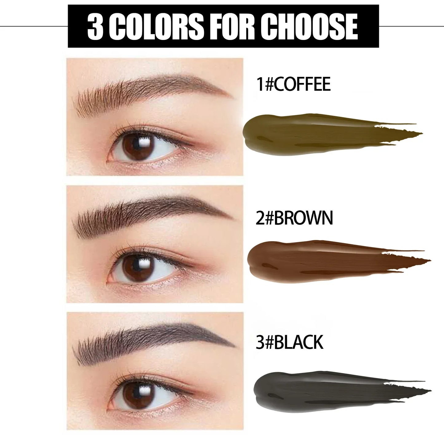 Semi-Permanent Eyebrow & Lash Tint Kit – Waterproof Cream