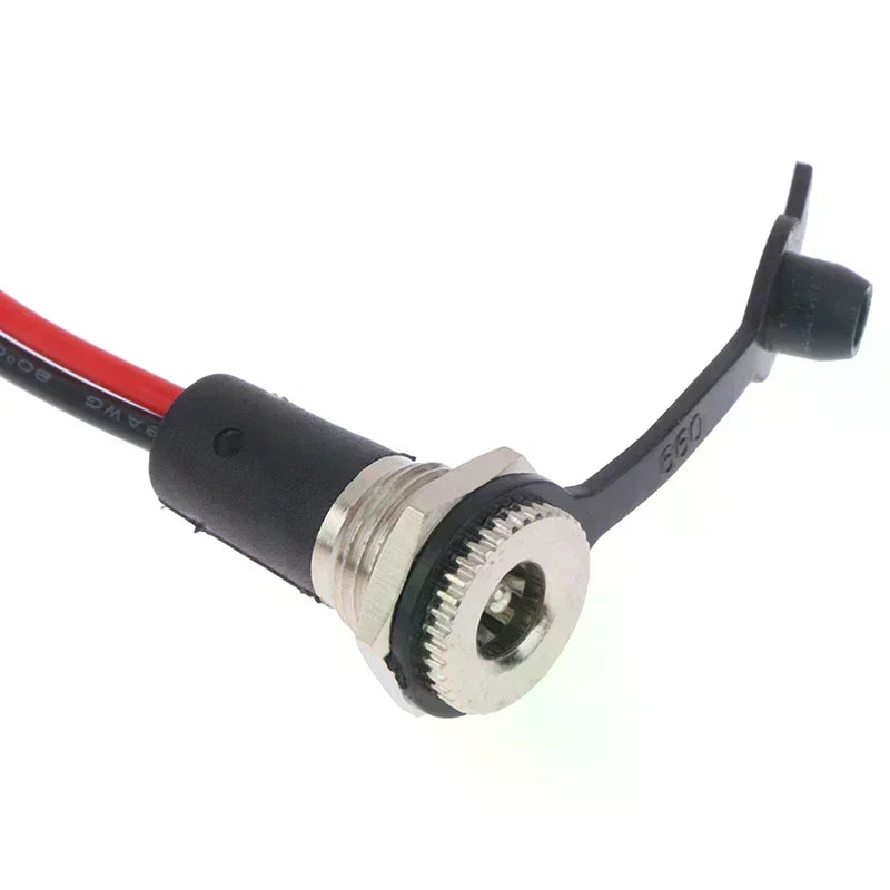 IP68 Waterproof DC Power Socket 5.5x2.1mm Panel Mount Connector DC Power Connector Peaceful Pleasures Health and Wellness