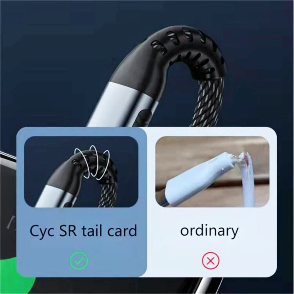 100W USB-C to USB-C Fast Charging Cable 5A Braided Nylon