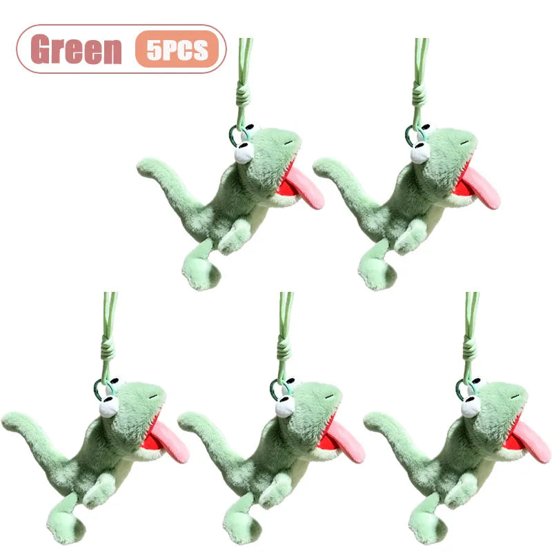 Lizard Plush Keychain Funny Squeeze Toy – 1-20 PCS | Bag Charm