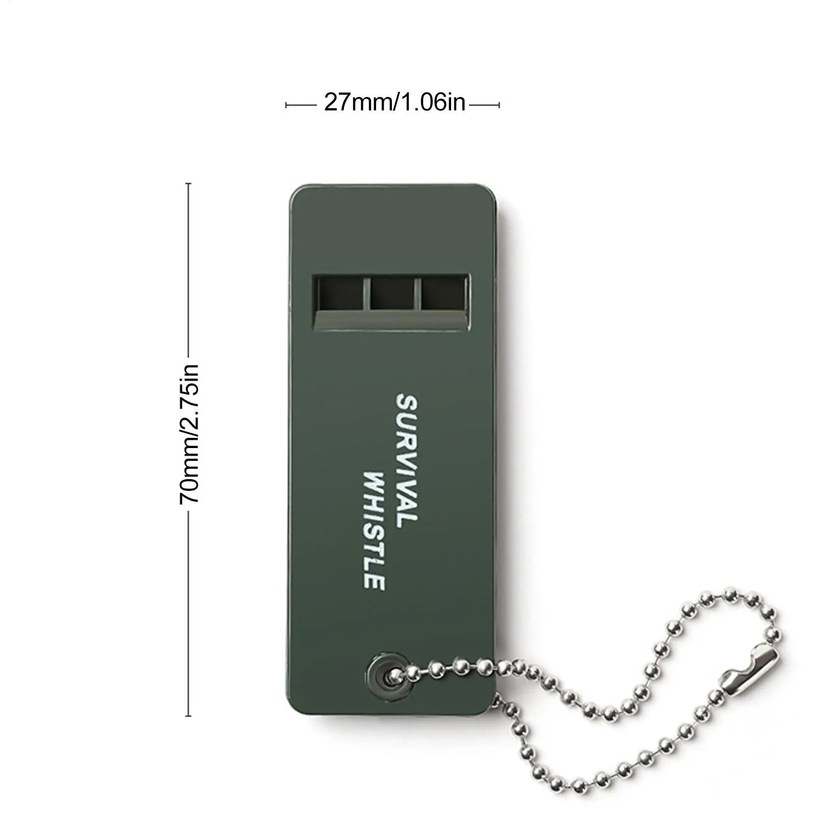 3-Frequency High Decibel Survival Whistle | Camping & Hiking Survival Whistle Peaceful Pleasures Health and Wellness