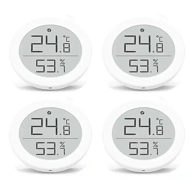 Qingping Indoor Temperature Humidity Monitor T Version Thread/BLE High-precision E-Link INK Thermometer work with Apple HomeKit Peaceful Pleasures Health and Wellness 4 pcs
