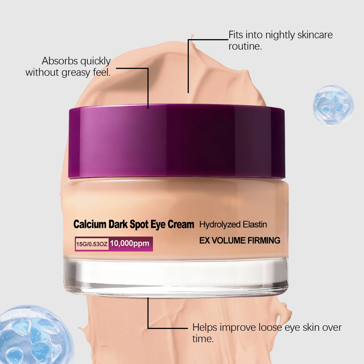 Calcium Eye Cream – Anti-Aging, Dark Circles & Puffiness Peaceful Pleasures Health and Wellness