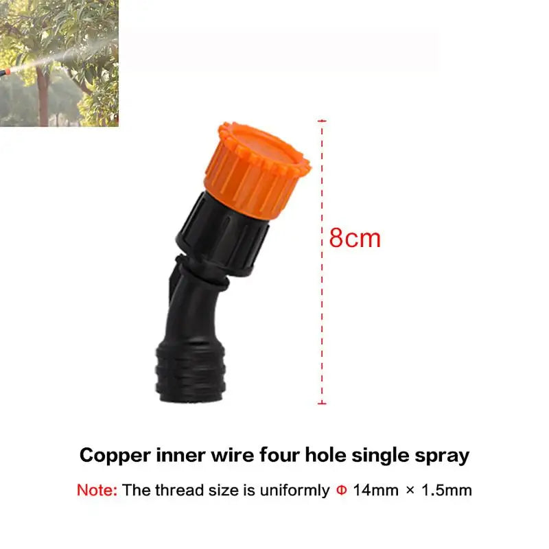 1/2/3 High Pressure Atomizing Adjustable Nozzle Atomizer Garden Yard Farm Plants Irrigation Pesticide Spraying Sprinkler Peaceful Pleasures Health and Wellness A