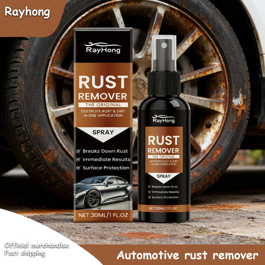 Rayhong Car Rust Removal Spray 30ml – Metal Gloss Restorer Rust Removal Spray Peaceful Pleasures Health and Wellness