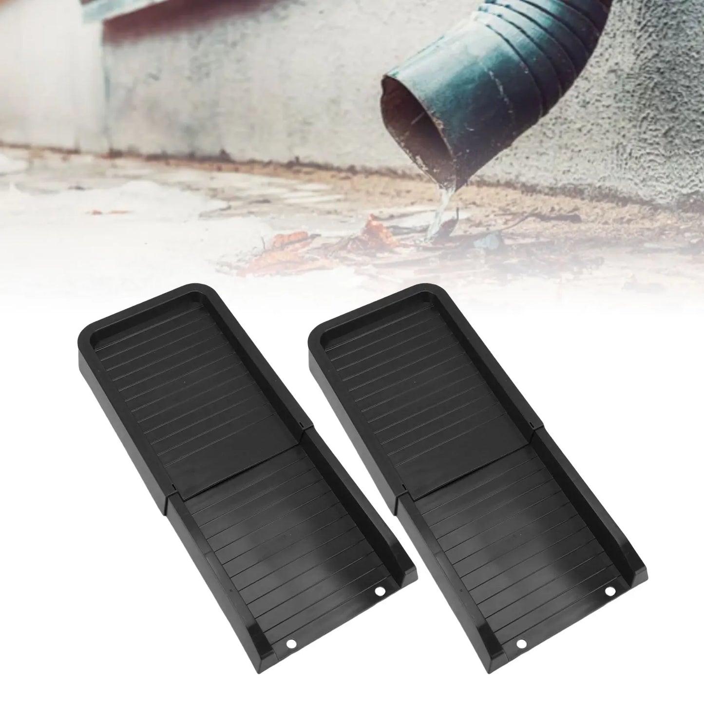 Rain Gutter Downspout Extension Weather Proof PP Downspouts Splash
