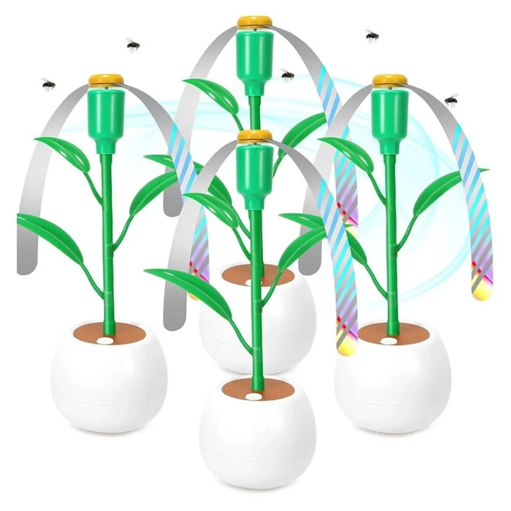 Portable Desktop Fly Fan – Silent Foldable Insect Repellent