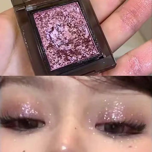 Purple Glitter Eyeshadow Shimmer Plate | Waterproof Long-Lasting Glitter Eyeshadow Peaceful Pleasures Health and Wellness