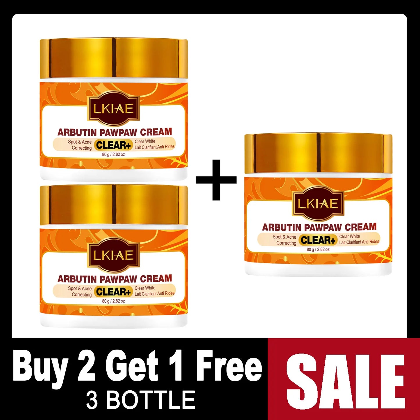 AILKE Arbutin Brightening Skincare Set – Vitamin C, Papaya & Carrot