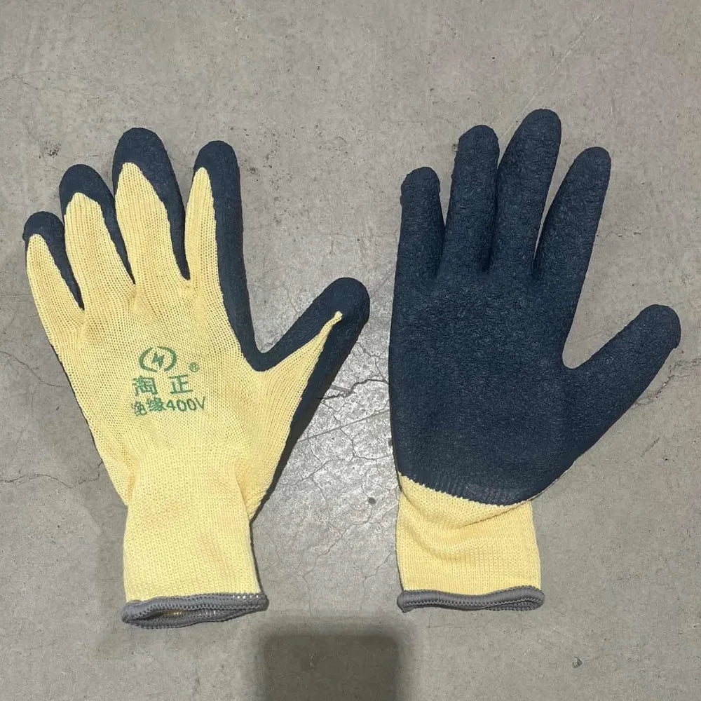 400V Electrician Work Gloves Flexible Nonslip Anti-electricity Gloves Wear-resistant Protective Gloves Hand Protection Peaceful Pleasures Health and Wellness 400V