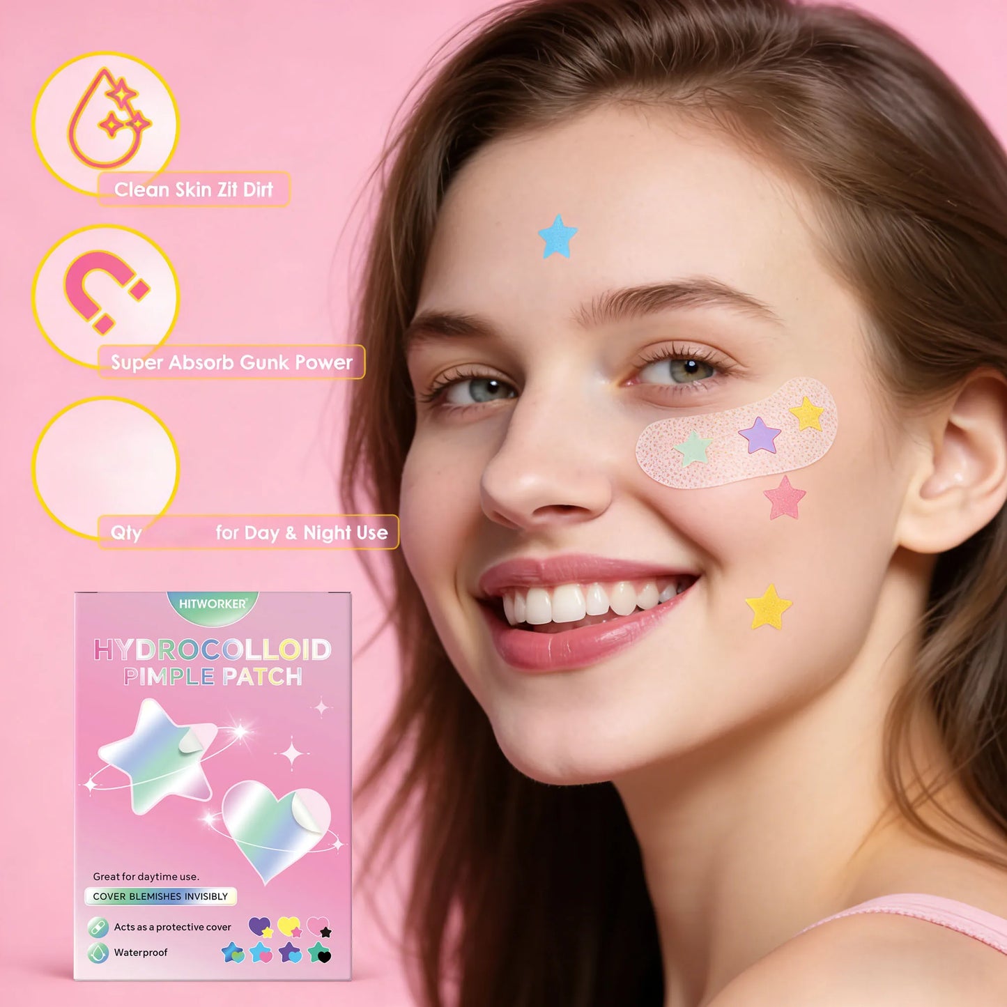 Hydrocolloid Acne Patches – Invisible & Waterproof | All Skin Types