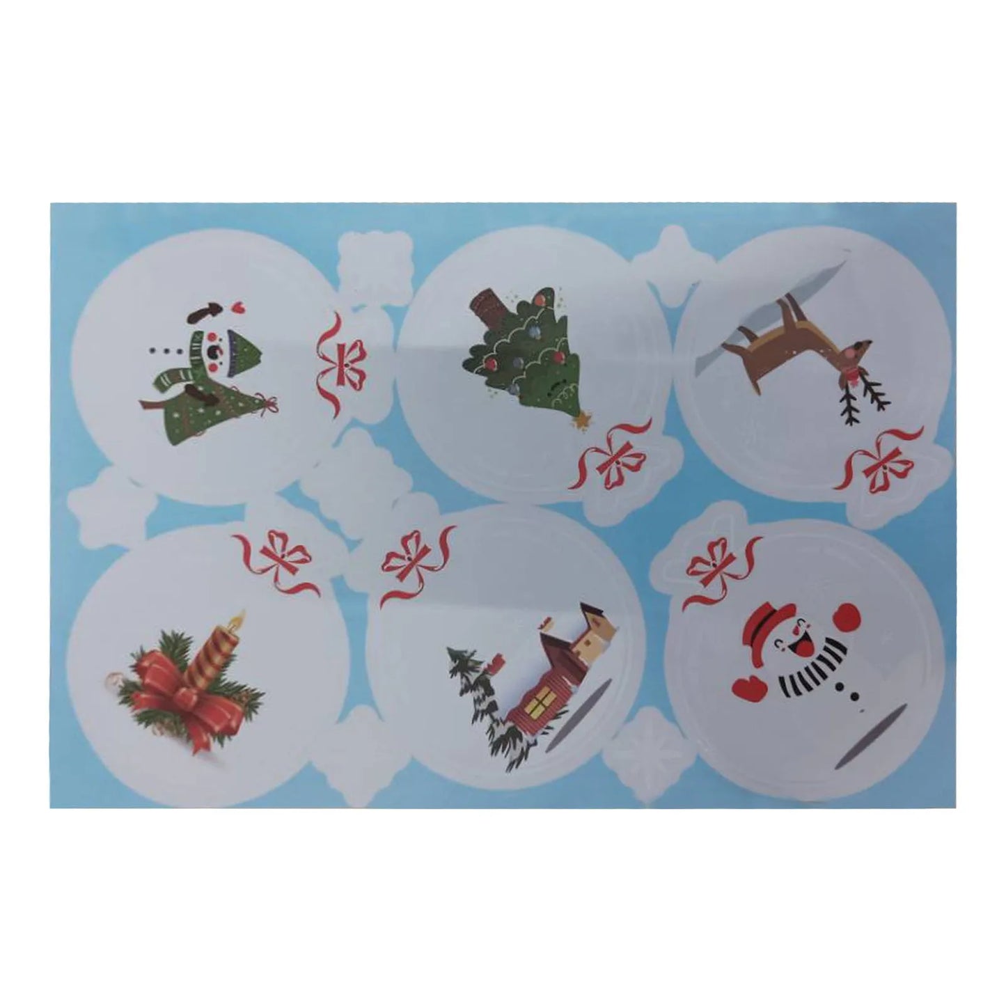 Christmas Electrostatic Window Stickers – Santa & Reindeer