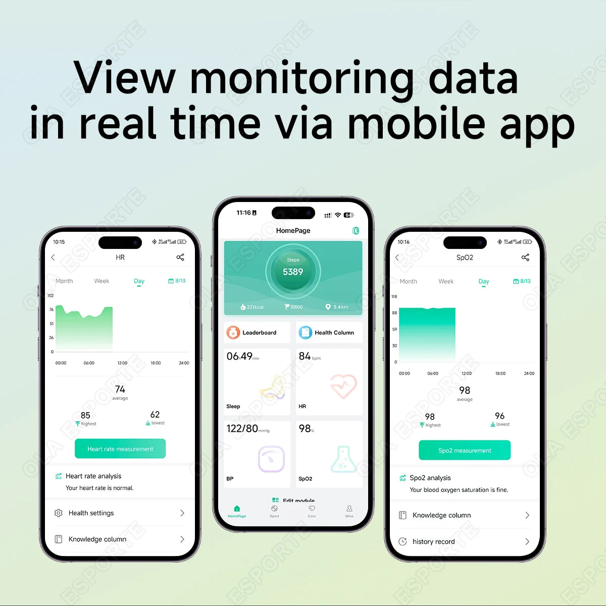 Smart Ring – Heart Rate, SpO₂ & Sleep Tracker | IP68 Waterproof