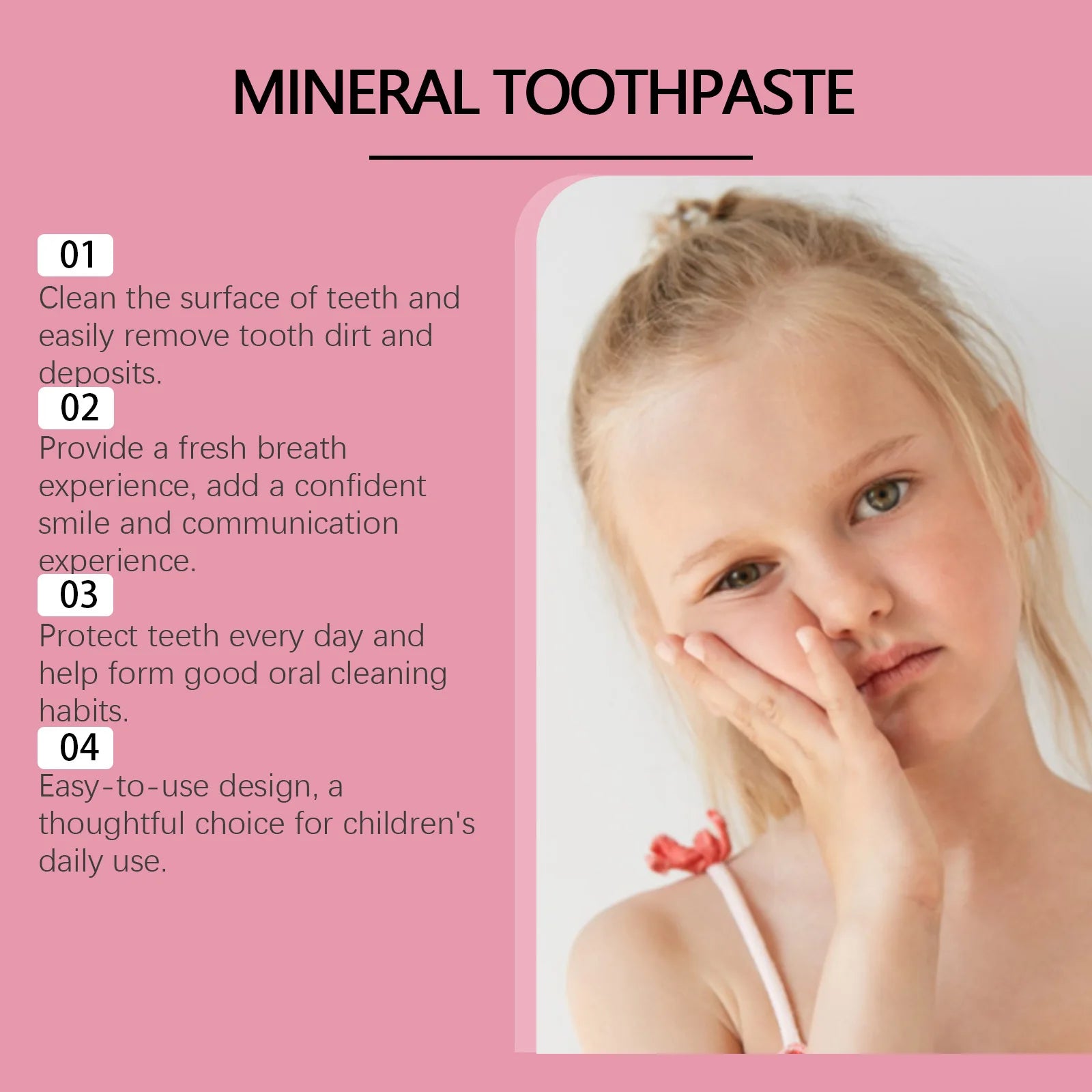 Oralhoe Kids Strawberry Toothpaste | Cavity Protection 80g Kids Toothpaste Peaceful Pleasures Health and Wellness