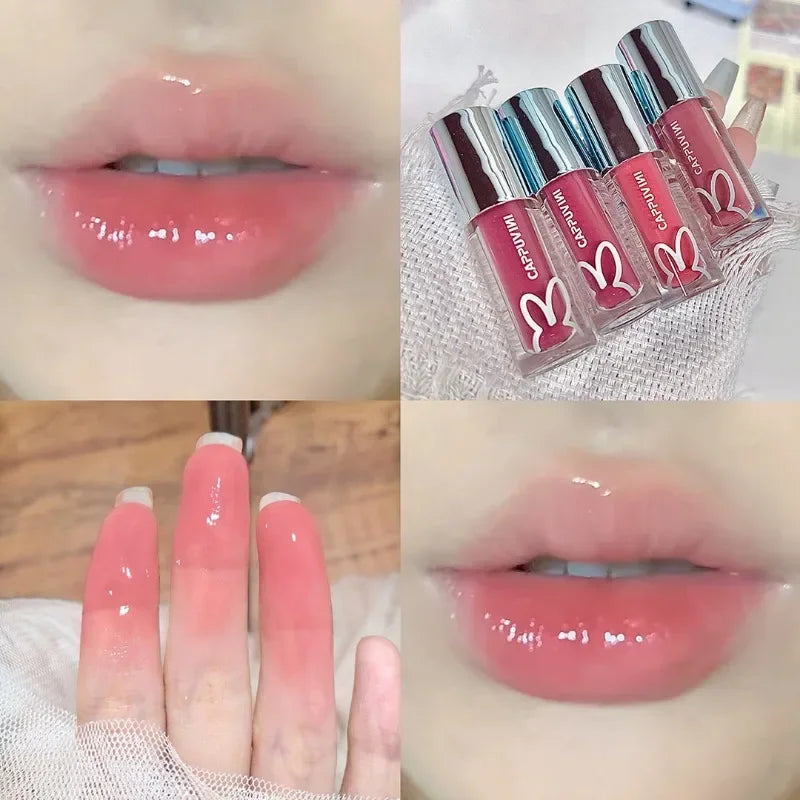 Cappuvini Crystal Mirror Lip Gloss | Hydrating Jelly Lip Glaze