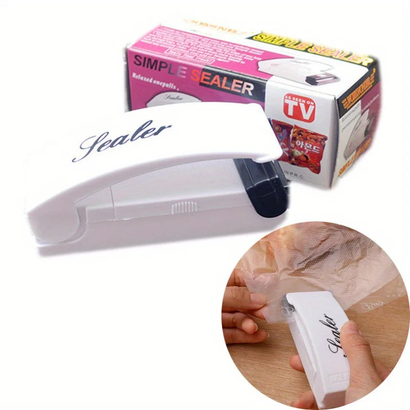 Mini Hand Pressure Bag Sealer for Food & Plastic Bags