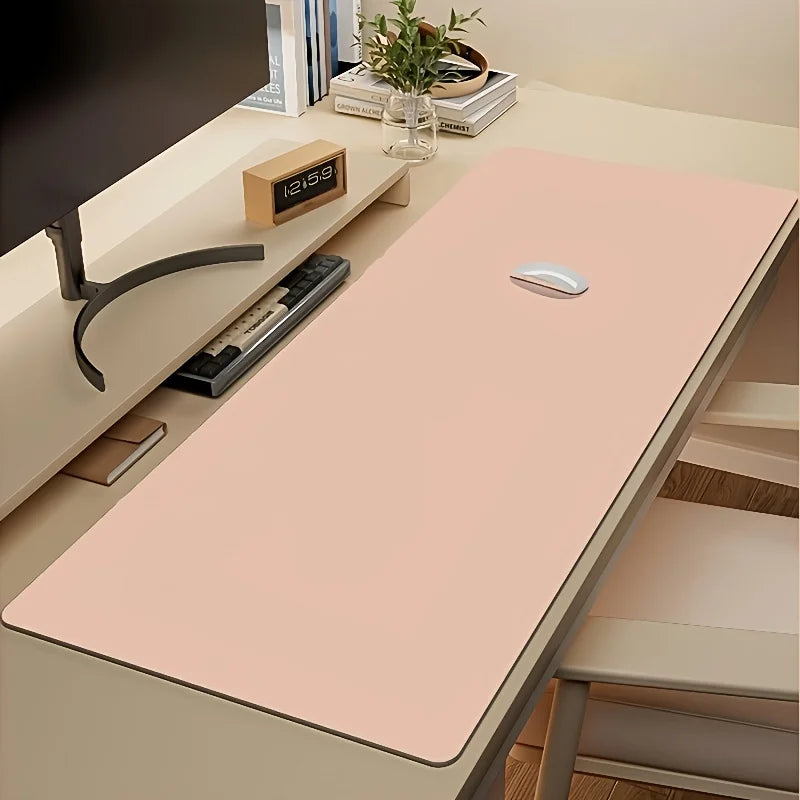 Large PU Leather Desk Pad – Non-Slip Waterproof Mouse Mat
