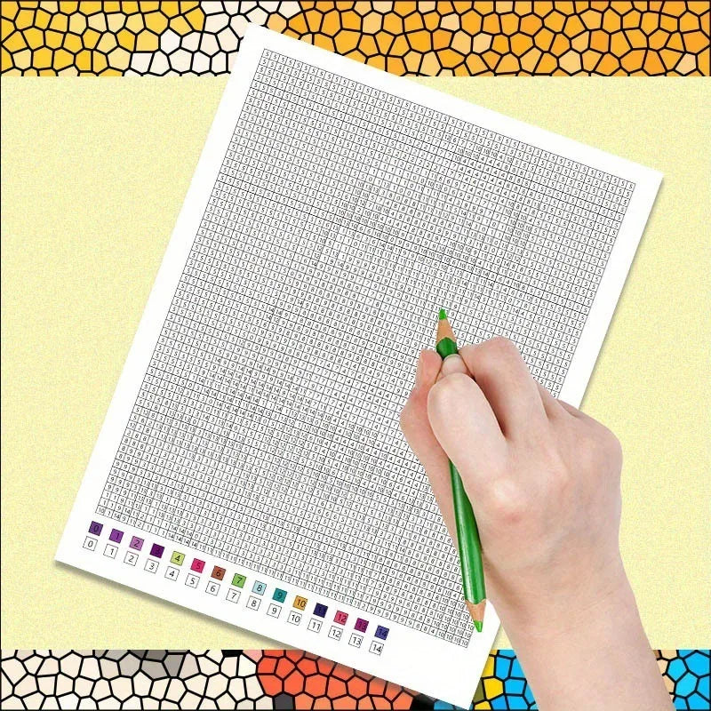 Fantasy Mosaic Digital Coloring Book Creative Hobby Beautiful