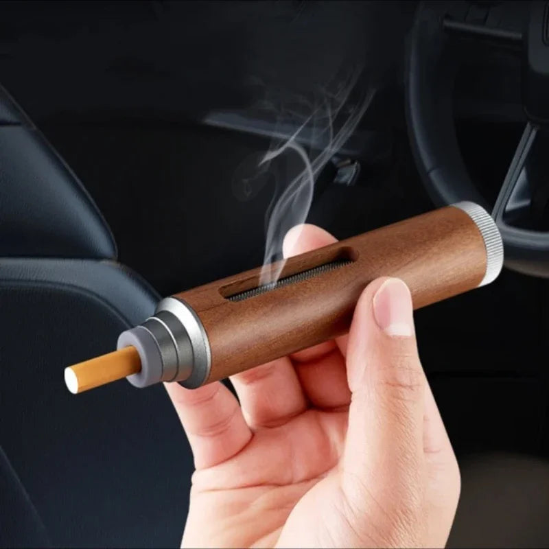 Car Ashtray with Anti Bounce Anti Fly and Anti Ash Features for Lazy Drivers To Smoke and Keep Ash From Falling Peaceful Pleasures Health and Wellness