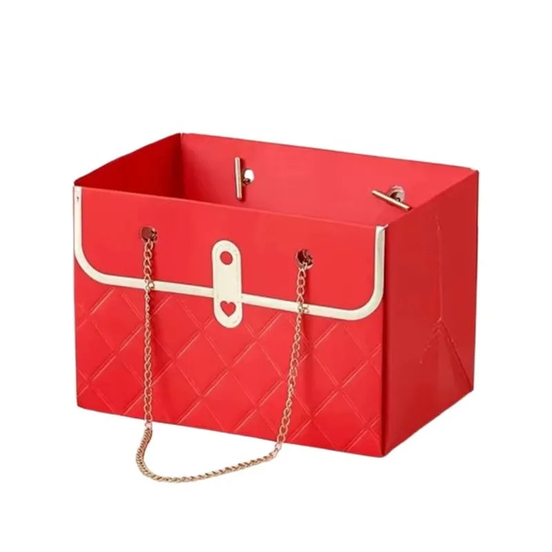 Flower Bouquet Gift Bags | Paper Tote for Valentine's & Parties