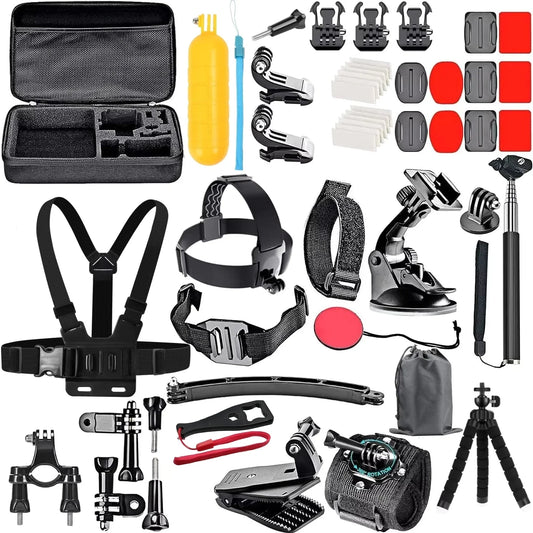 50-in-1 Action Camera Accessory Kit for GoPro, DJI & Insta360 Action Camera Accessory Kit Oasis Select
