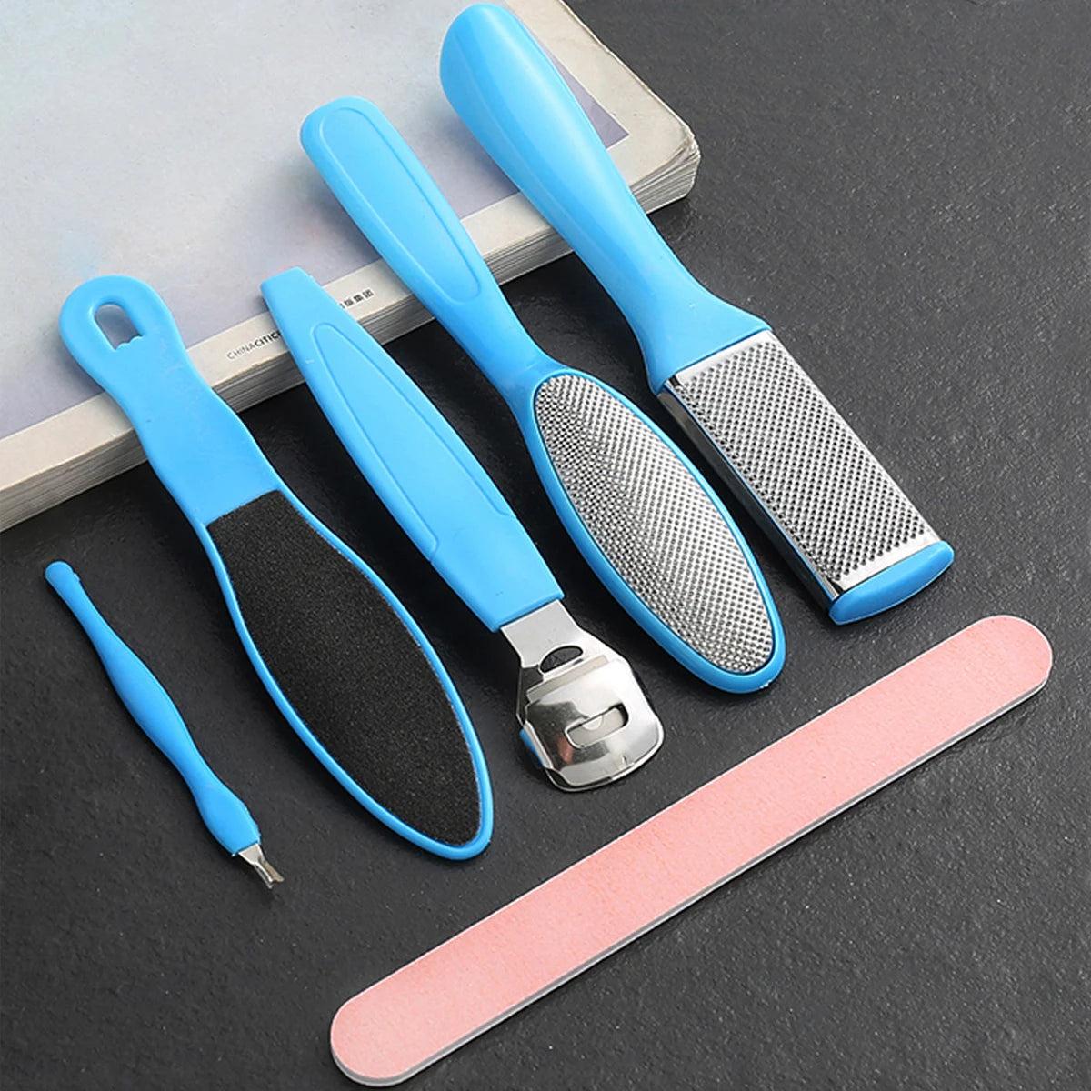 8-Piece Foot File & Callus Remover Kit – Heel & Sole Care