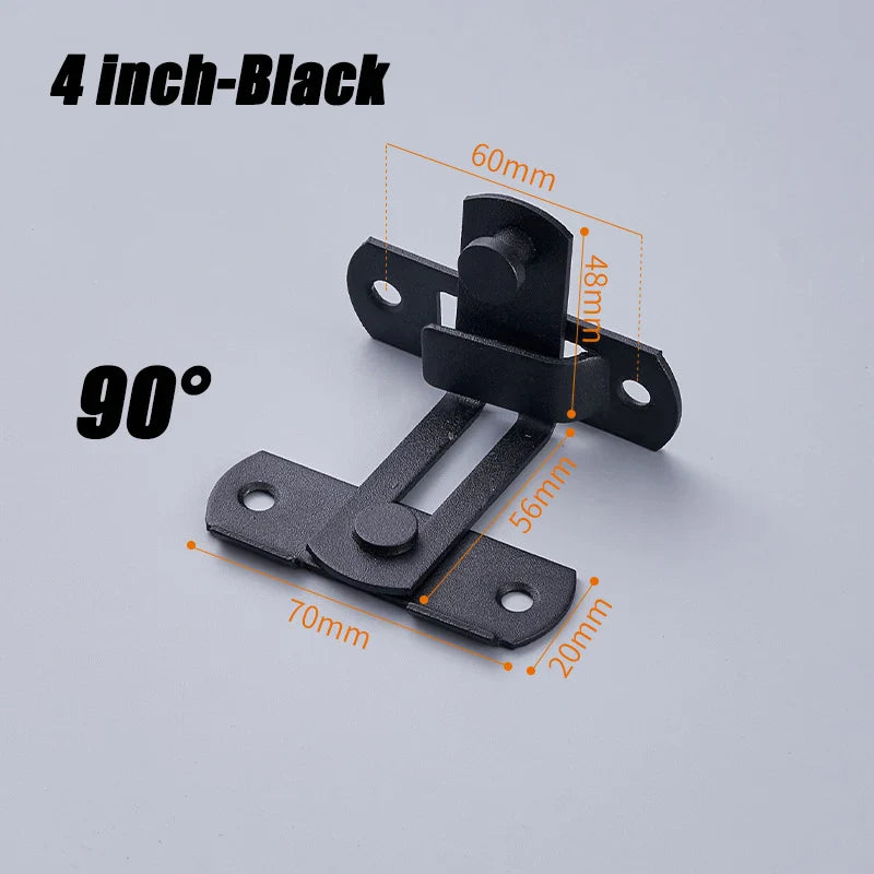 Barn Door Hook & Eye Latch – Cabinet, Window & Gate Bolt Lock
