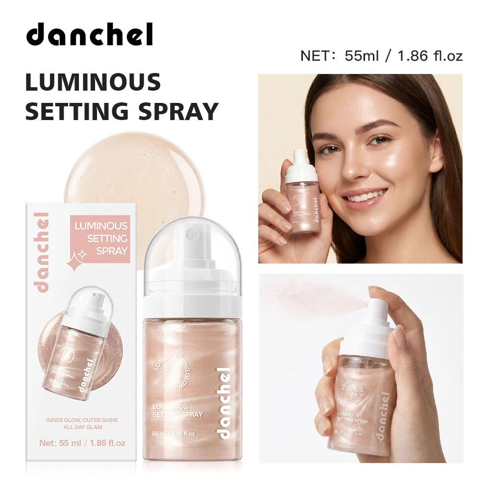 Luminous Setting Spray Smudge-resistant Quick-drying Non-sticky Long Lasting Locks Makeup Luminous Dewy Finish Setting Spray Peaceful Pleasures Health and Wellness Setting Spray