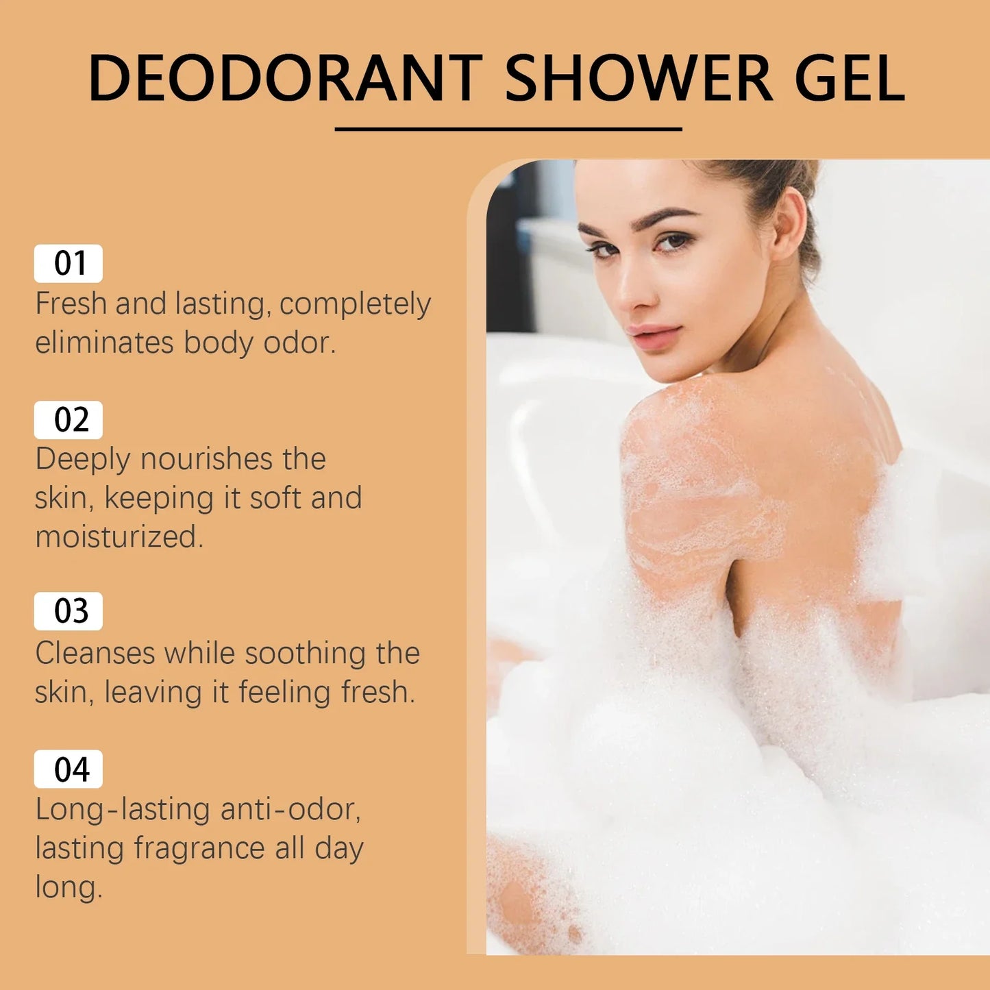 Nourishing Body Shower Gel – Moisturizing & Oil-Control