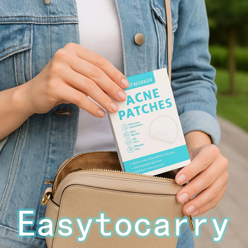 Invisible Waterproof Hydrocolloid Acne Patches – All Skin Types
