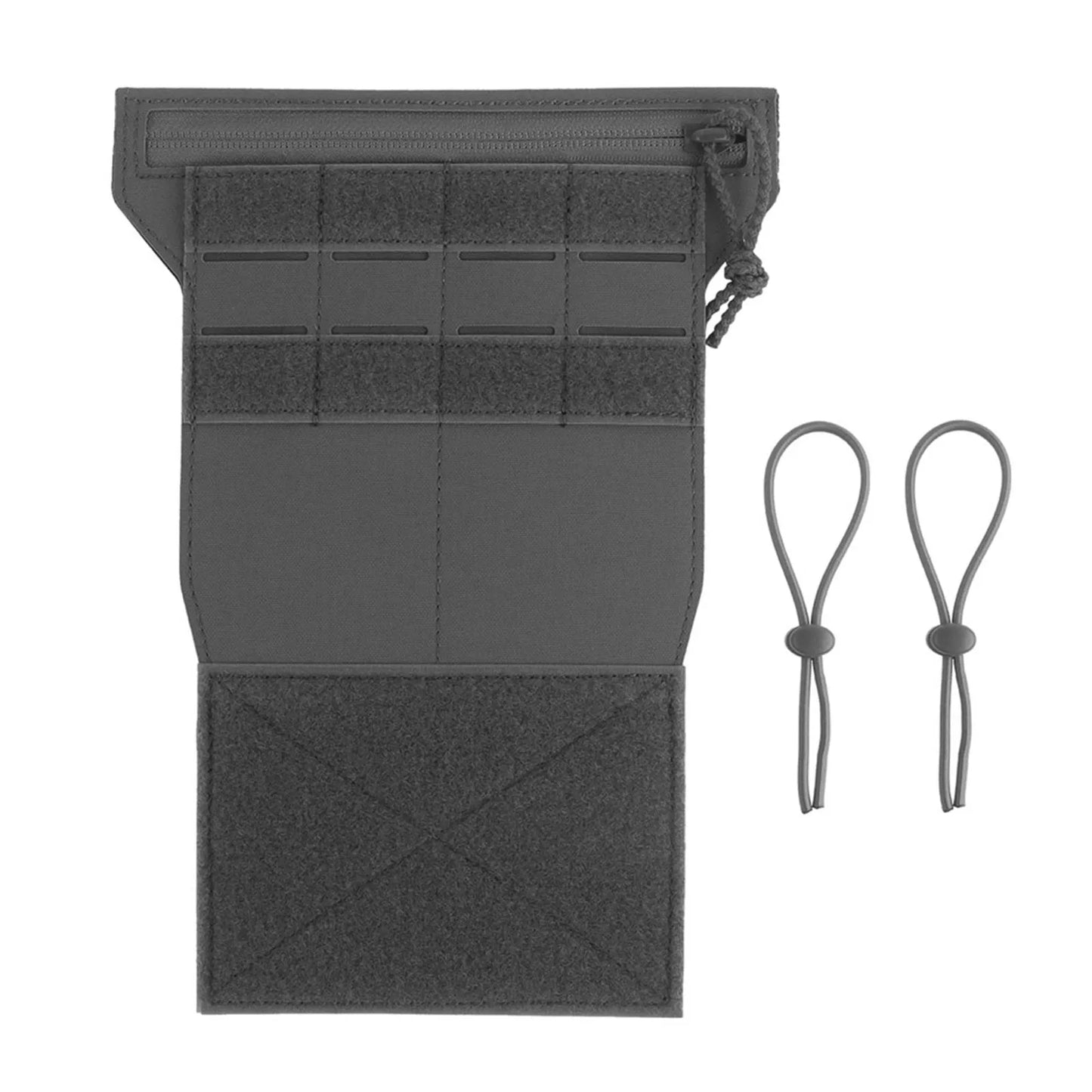 Tactic Chest Rig Reusable Adjustable Molle Chest Rigs Hunting Vest Panels for Diary Card Battery Utility Storage Pouches Peaceful Pleasures Health and Wellness Grey