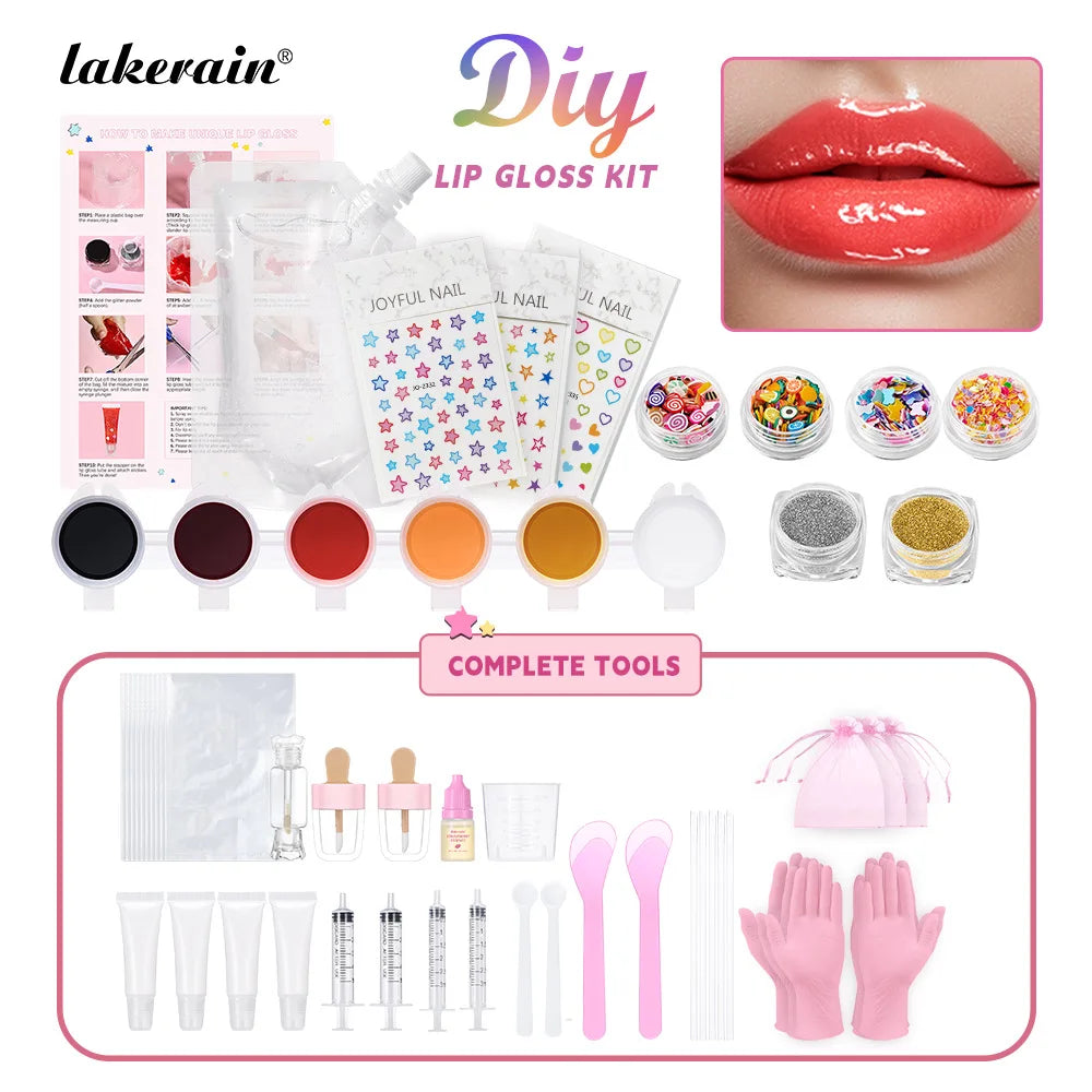 Kids DIY Lip Gloss Making Kit – Fun Creative Makeup Gift Set
