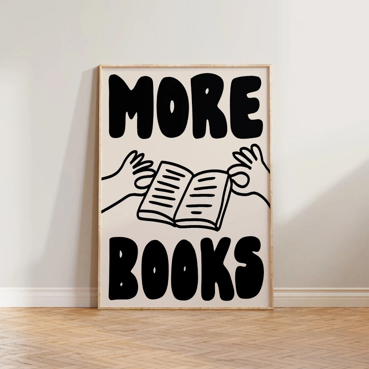 Read More Books Abstract Canvas Wall Art Print | Unframed