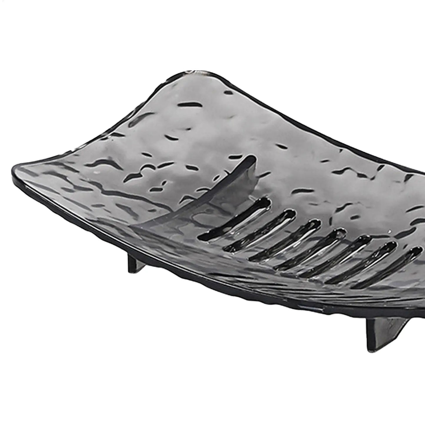 Clear Plastic Soap Dish with Drain Holes | S & L Sizes