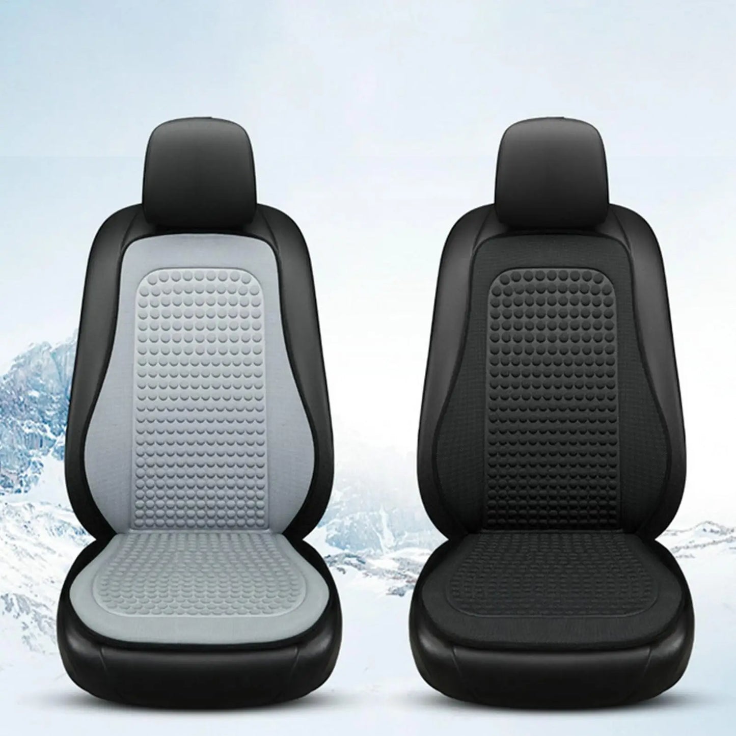 Ice Silk Cooling Car Seat Cover – Breathable Universal Cushion