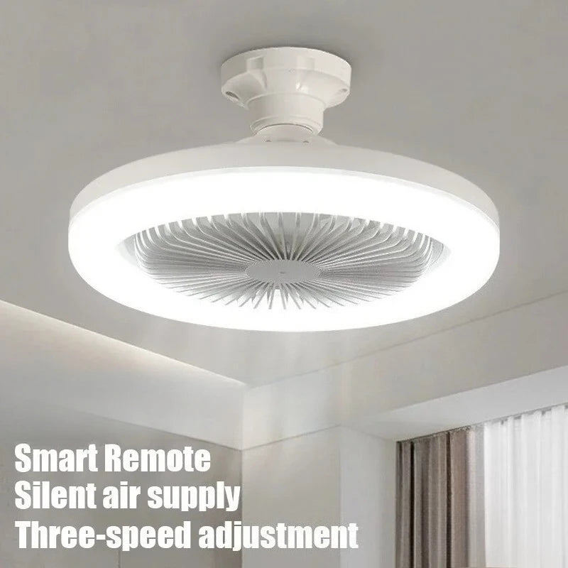 Smart Ceiling Fan Remote Control E27 Light Base | Bedroom